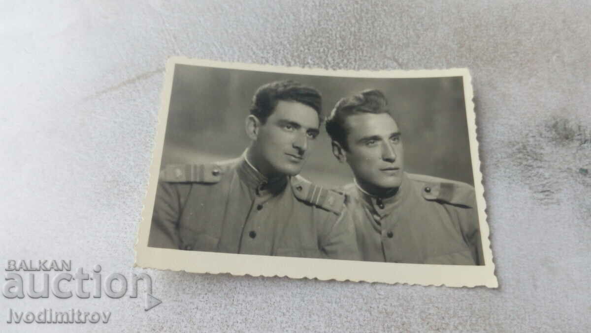 Photo Kazanlak Two Sergeants 1953