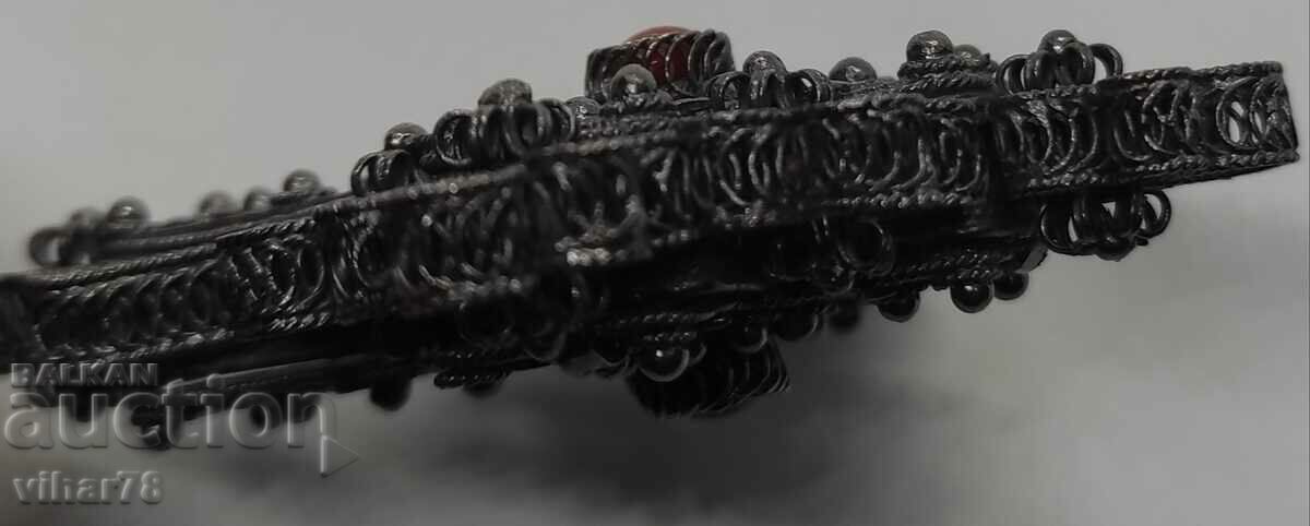 Доставка на Голям Сребърен кръст двулицев Доставка на Голям Сребърен кръст двулицев