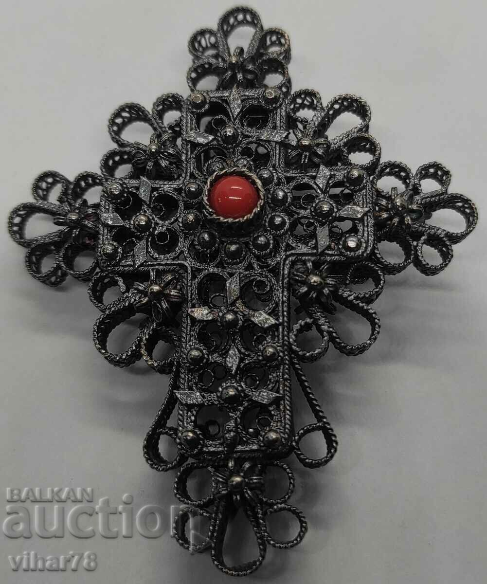 Голям Сребърен кръст двулицев - 6 Голям Сребърен кръст двулицев - 6