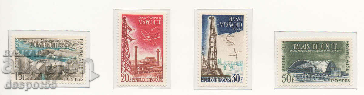 1959. France. Realized French projects. 2nd series.
