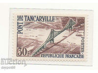1959. Franța. Deschiderea podului din Tankarvil.