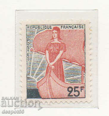 1959. France. Mariane - a new type.