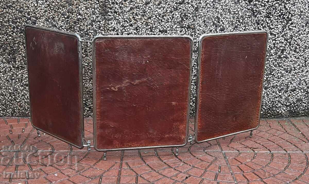 Military, officer folding mirror triptych 19c with price 500.00 BGN | € 255.65 Military, officer folding mirror triptych 19c with price 500.00 BGN | € 255.65