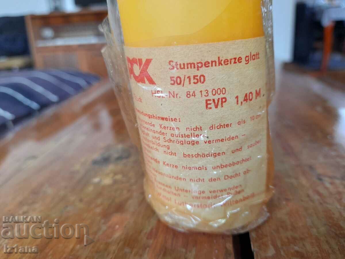 Old decorative candle with price 22.00 BGN | € 11.25 Old decorative candle with price 22.00 BGN | € 11.25