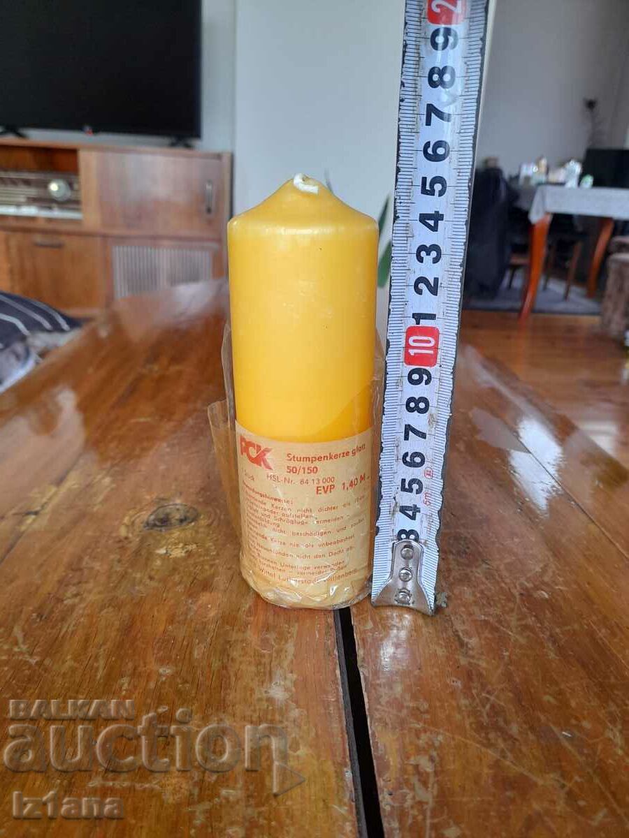 Auction Old decorative candle Auction Old decorative candle