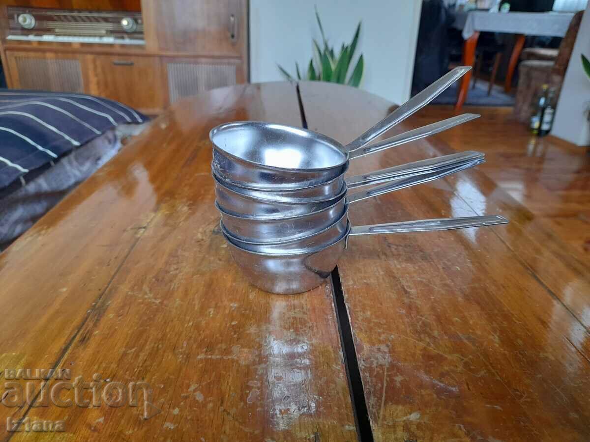 Old Russian stainless cups Old Russian stainless cups