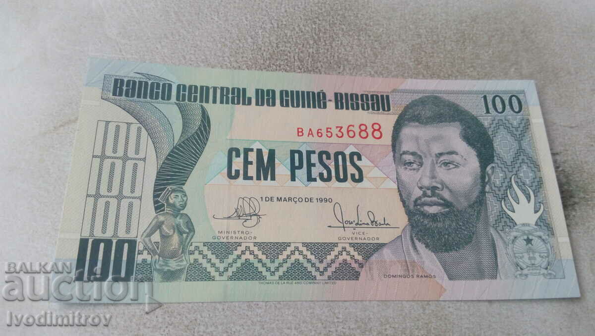 Гвинея Бисау 100 песос 1990