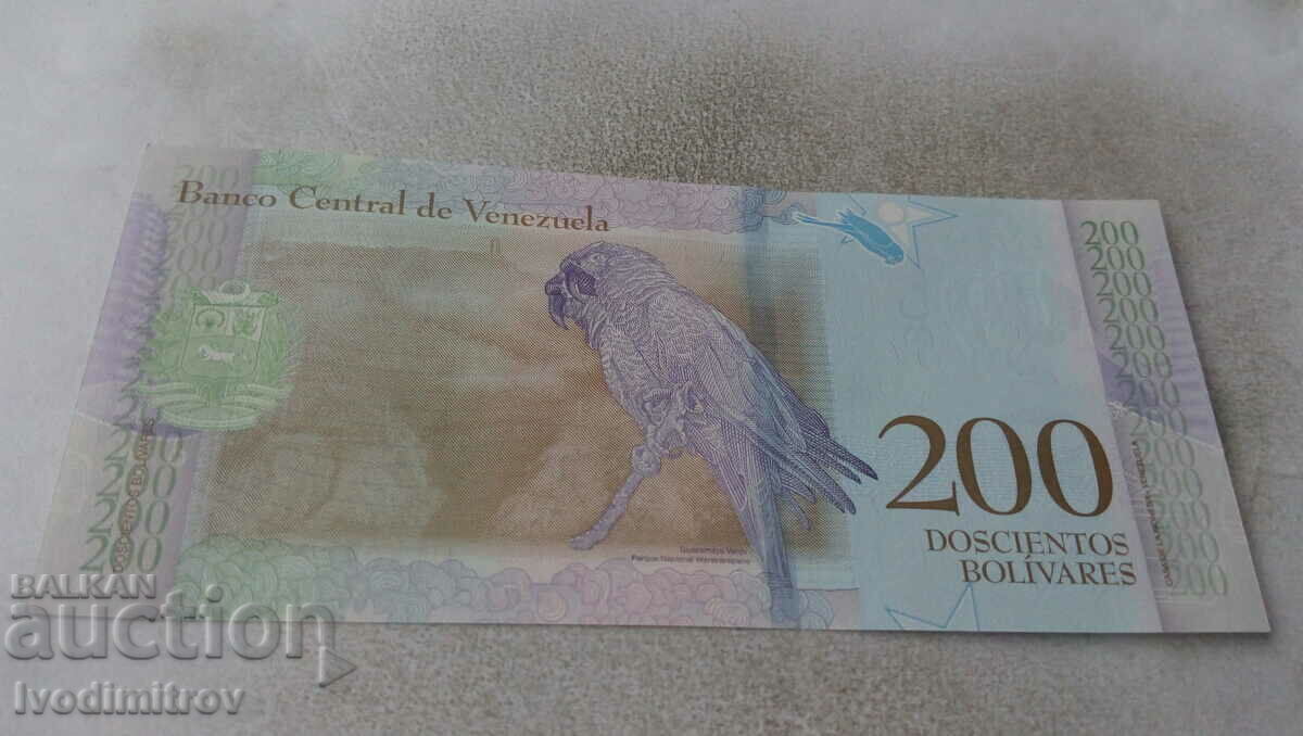 Venezuela 200 bolivar 2018 cu preț 2.65 BGN | € 1.35 Venezuela 200 bolivar 2018 cu preț 2.65 BGN | € 1.35