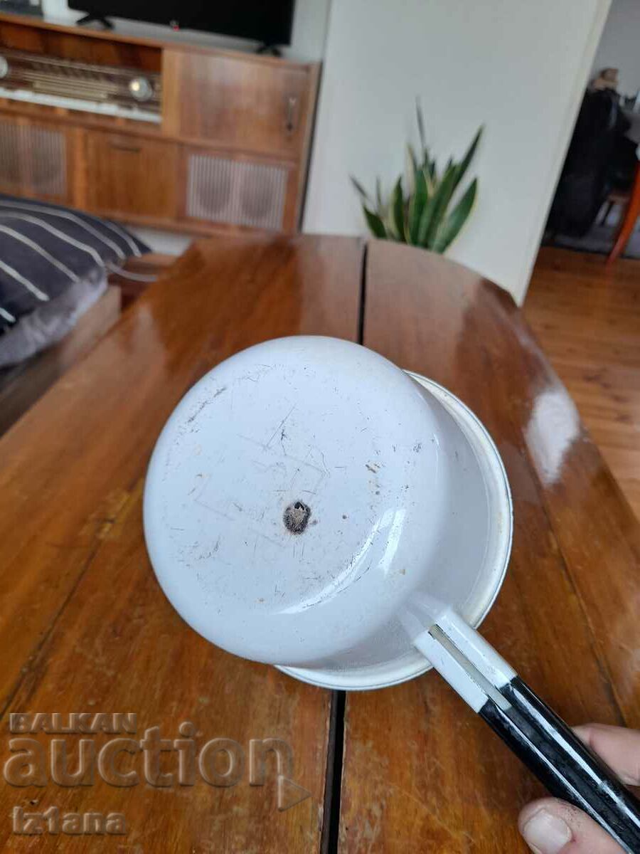 Стара емайлирана касерола,тиган - 5 Стара емайлирана касерола,тиган - 5