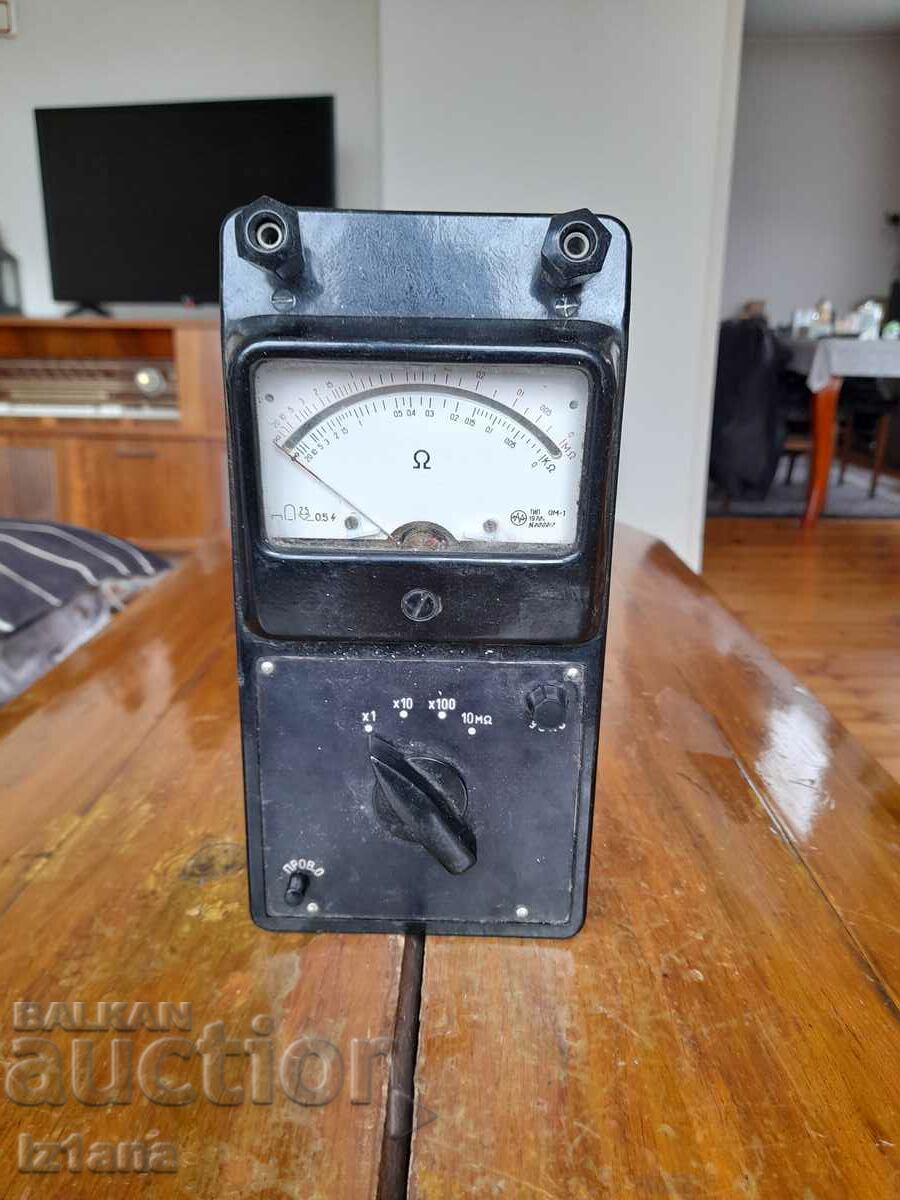 Old ohm meter OM-1