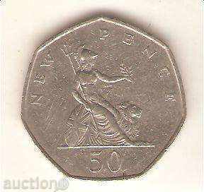 +Great Britain 50 pence 1980