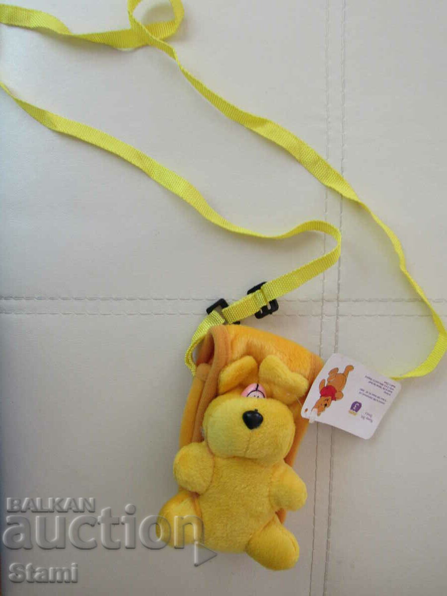 Auction  Plush toy Winnie the Pooh-phone holder through the door, new