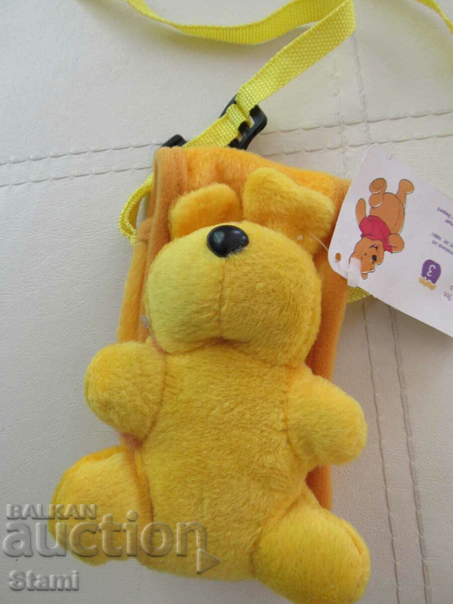 Plush toy Winnie the Pooh-phone holder through the door, new