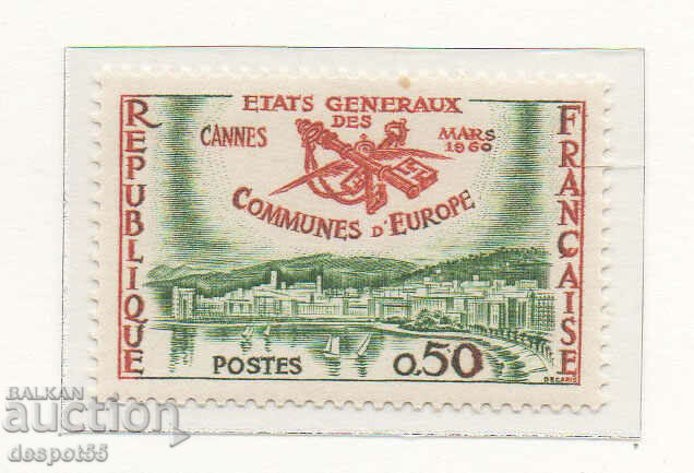 1960. Franța. 5-a Adunare a primarilor europeni.
