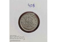 Marea Britanie 6 pence 1945 Argint!