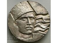 34082 Bulgaria plaque Nikola Simov flag bearer Boteva Cheta