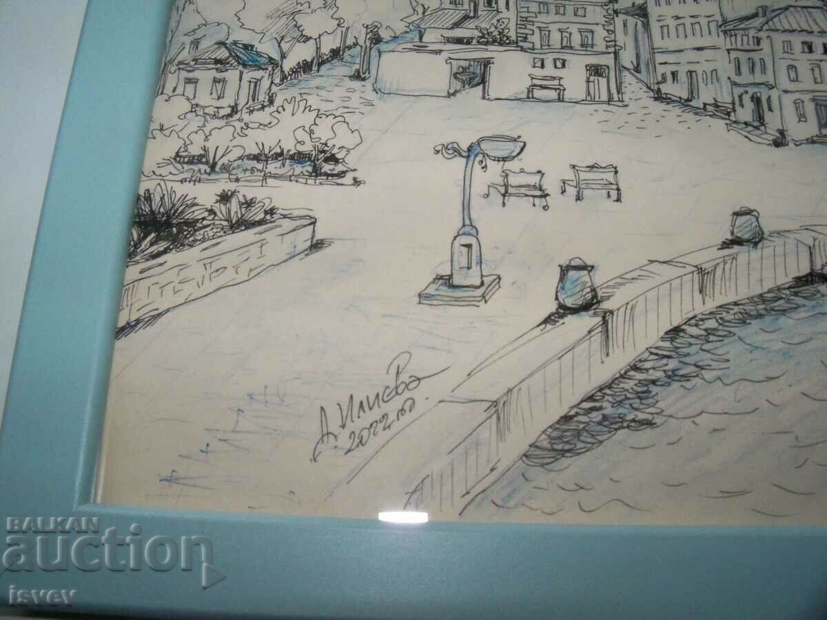 Delivery of Urban landscape 2, graphics by the artist Desislava Ilieva