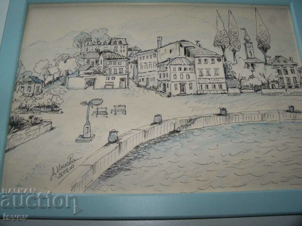 Urban landscape 2, graphics by the artist Desislava Ilieva - 5