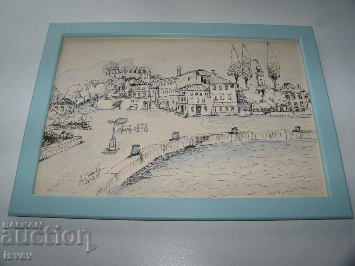 Urban landscape 2, graphics by the artist Desislava Ilieva - 6