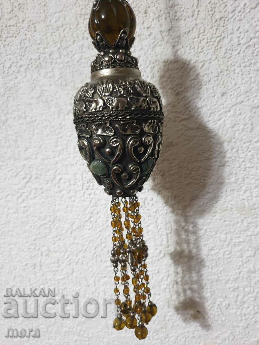 A large beautiful pendant with semi-precious stones with price 45.00 BGN | € 23.01