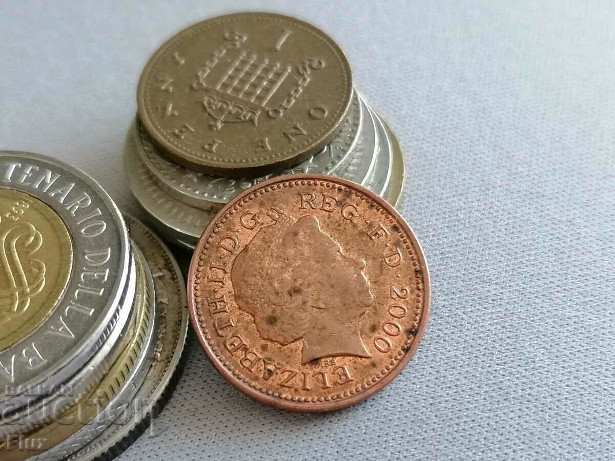 Монета - Великобритания - 1 пени | 2000г. с цена 0.75 лв. | € 0.38 Монета - Великобритания - 1 пени | 2000г. с цена 0.75 лв. | € 0.38