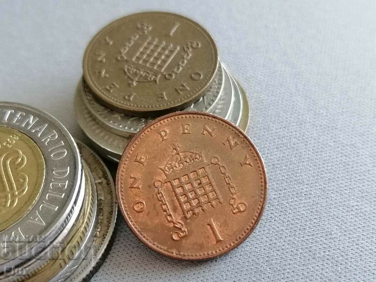 Moneda - Marea Britanie - 1 banut 2000