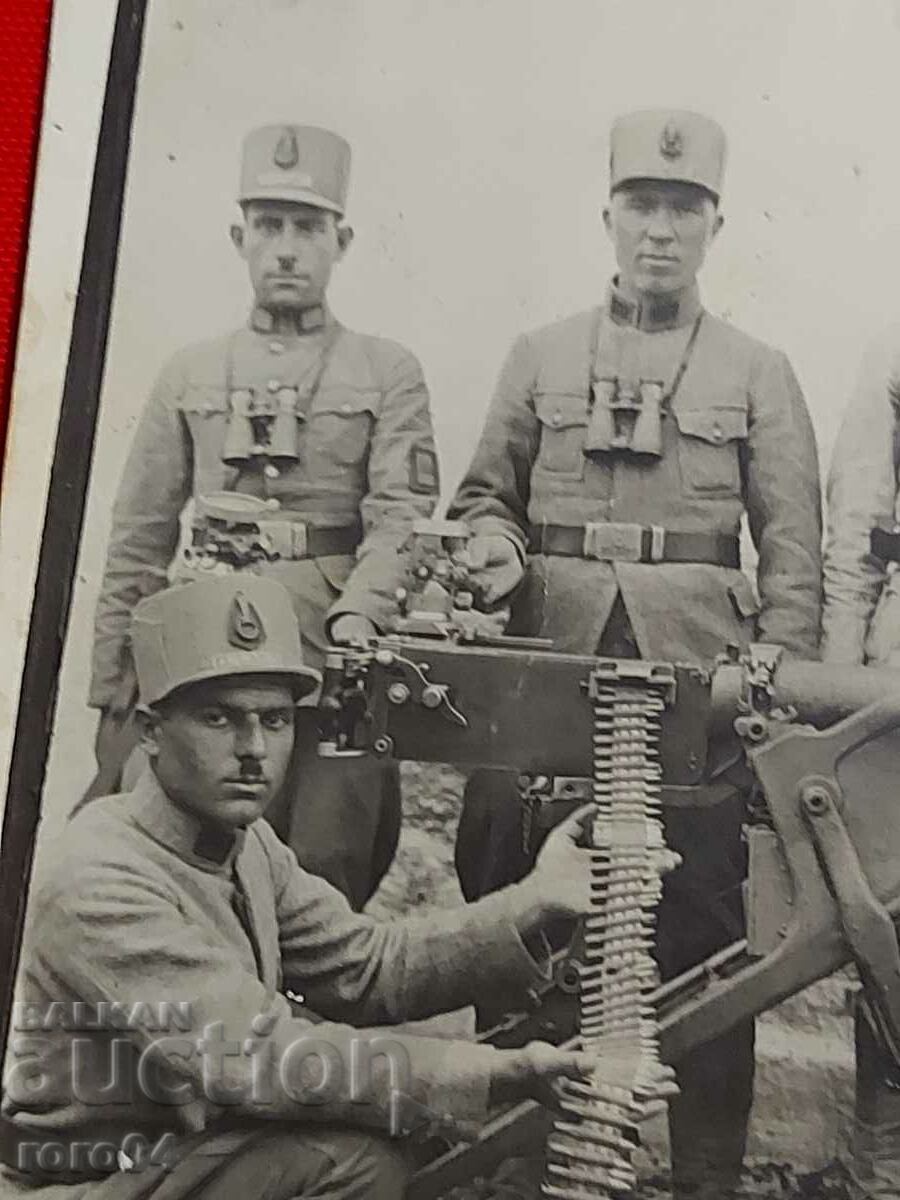 FRANCE - SOLDIERS - MACHINE GUN - WW I - 6