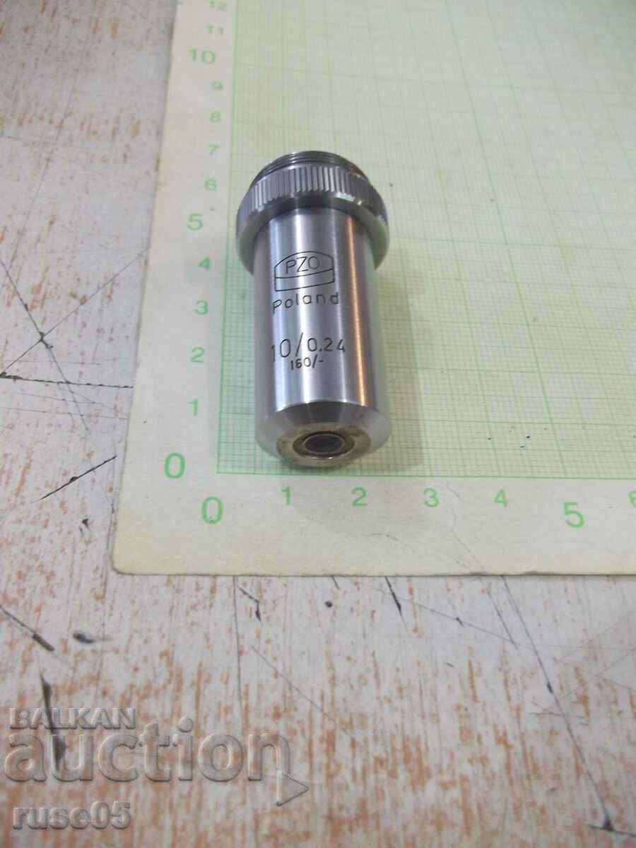 Lentila de microscop ( PZO - Polonia - 10/0,24 - 160/- ) cu preț 60.00 BGN | € 30.68 Lentila de microscop ( PZO - Polonia - 10/0,24 - 160/- ) cu preț 60.00 BGN | € 30.68