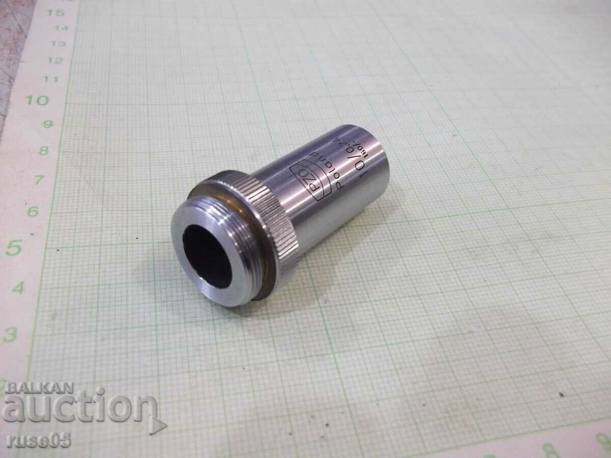 Lentila de microscop ( PZO - Polonia - 10/0,24 - 160/- ) - 7 Lentila de microscop ( PZO - Polonia - 10/0,24 - 160/- ) - 7