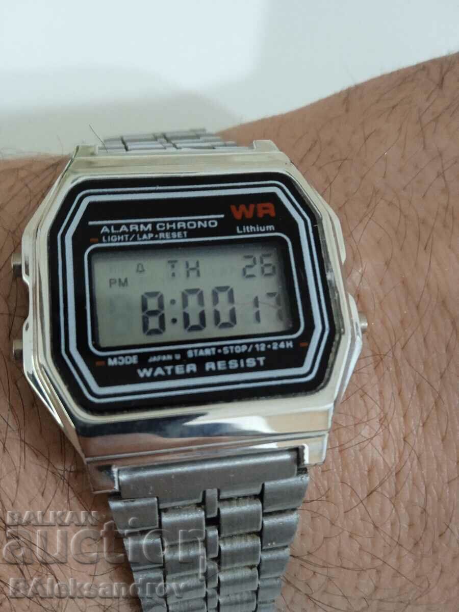 Men's wrist electronic watch