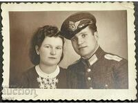 Military with his wife