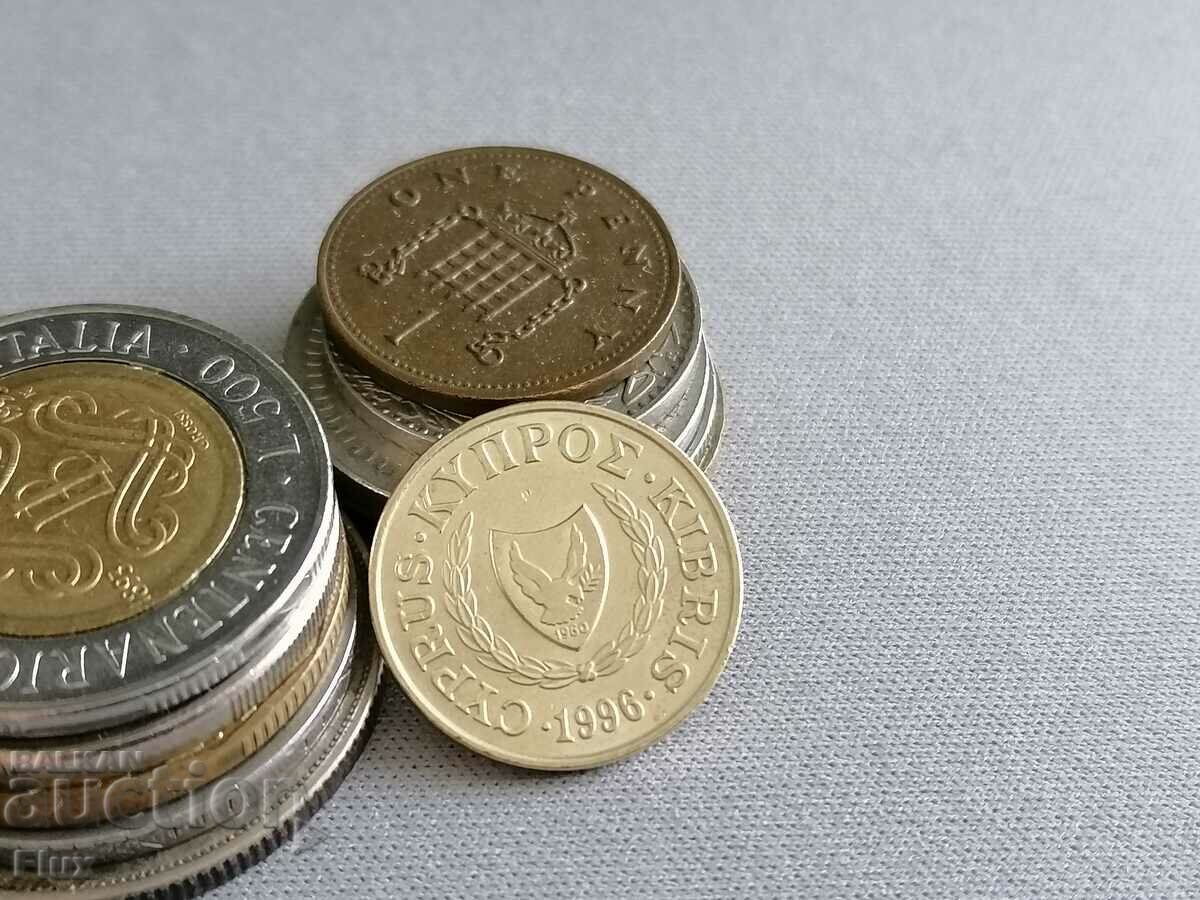 Coin - Cyprus - 2 cents | 1996 with price 1.25 BGN | € 0.64