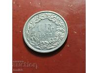 Switzerland 1 Franc 1973 UNC