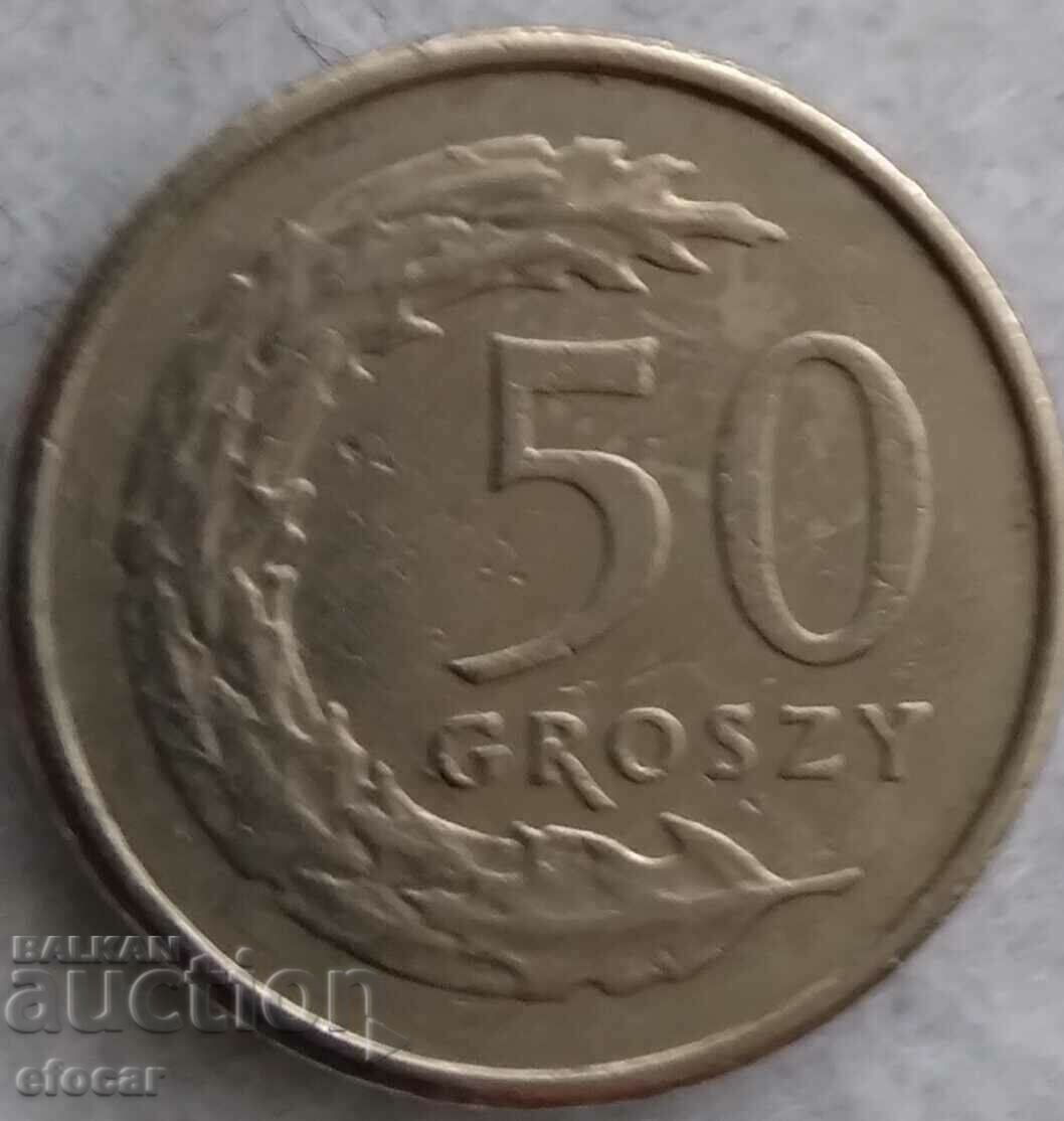 50 groszy Πολωνία 2009