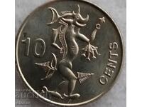 10 цента Соломонови острови 2012