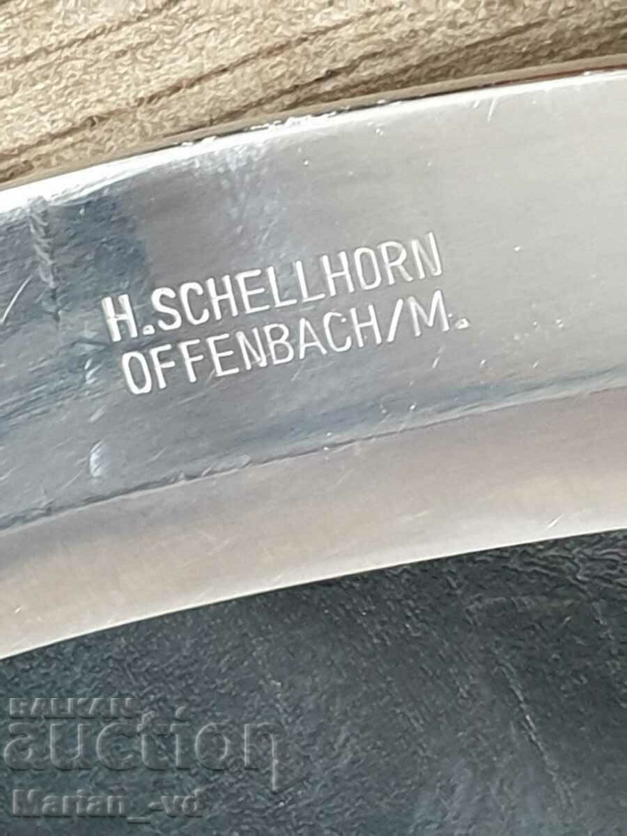 Old military knife H. Schellhorn Offenbach / M , Germany - 5 Old military knife H. Schellhorn Offenbach / M , Germany - 5