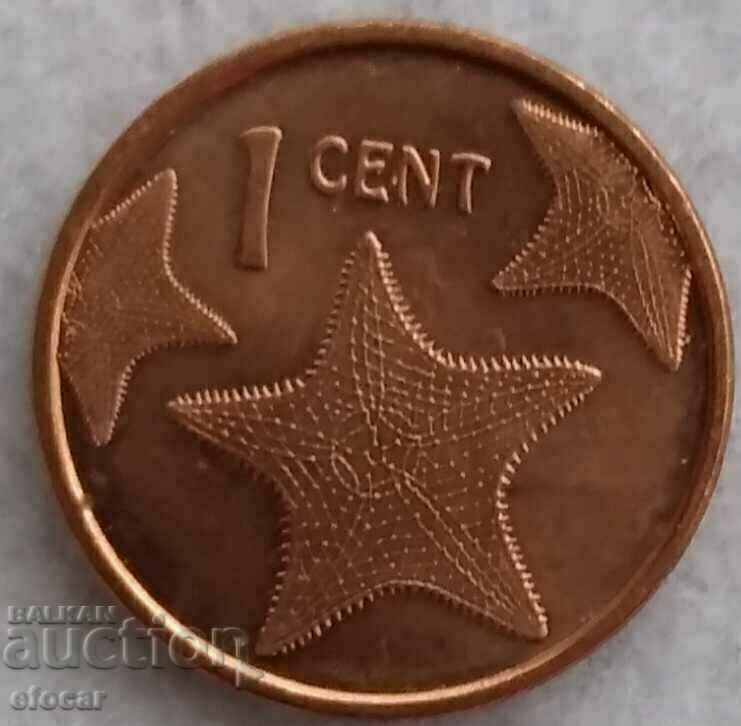 1 цент Бахами 2015 с цена € 2.50 | 4.89 лв.