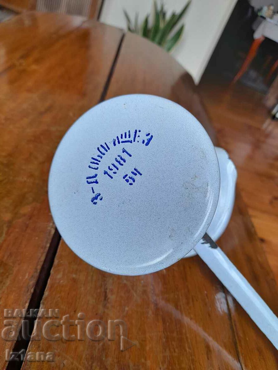 Old enameled cezve - 5 Old enameled cezve - 5