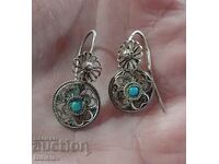 Renaissance silver earrings