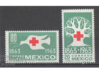 1963. Mexico. 100th anniversary of the Red Cross.