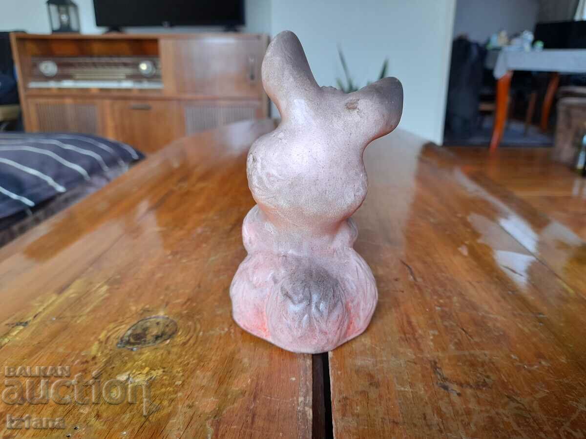 Auction Old rubber toy rabbit Auction Old rubber toy rabbit