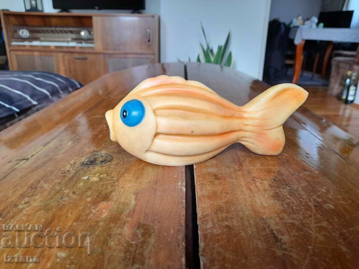 Old rubber toy fish