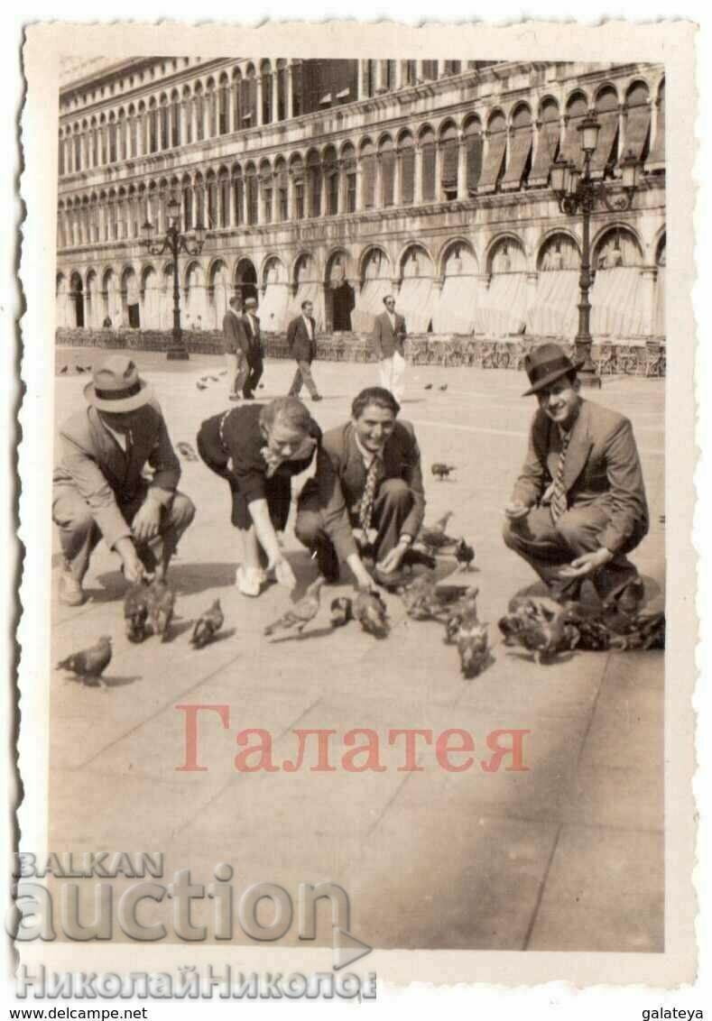 1937 ΜΙΚΡΗ ΠΑΛΙΑ ΦΩΤΟΓΡΑΦΙΑ ΒΕΝΕΤΙΑ BULGARI S. MARCO SQ B991