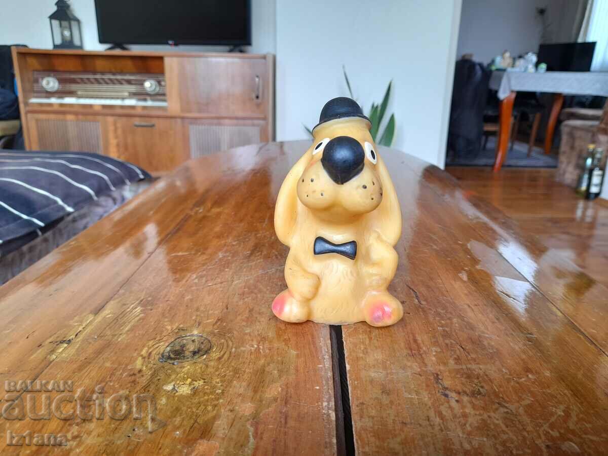 Old rubber toy Dog
