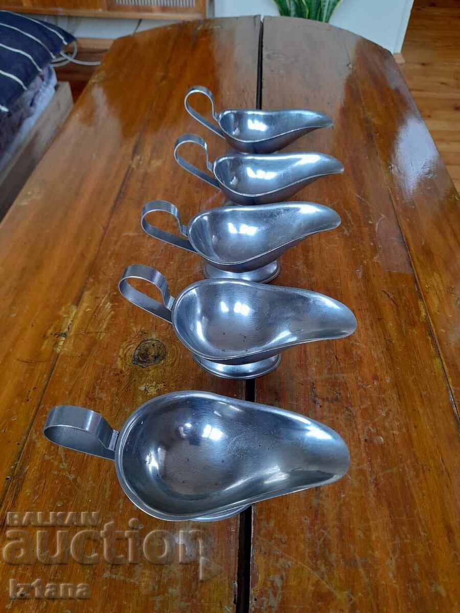 Old stainless saucer, saucers with price 65.00 BGN | € 33.23 Old stainless saucer, saucers with price 65.00 BGN | € 33.23