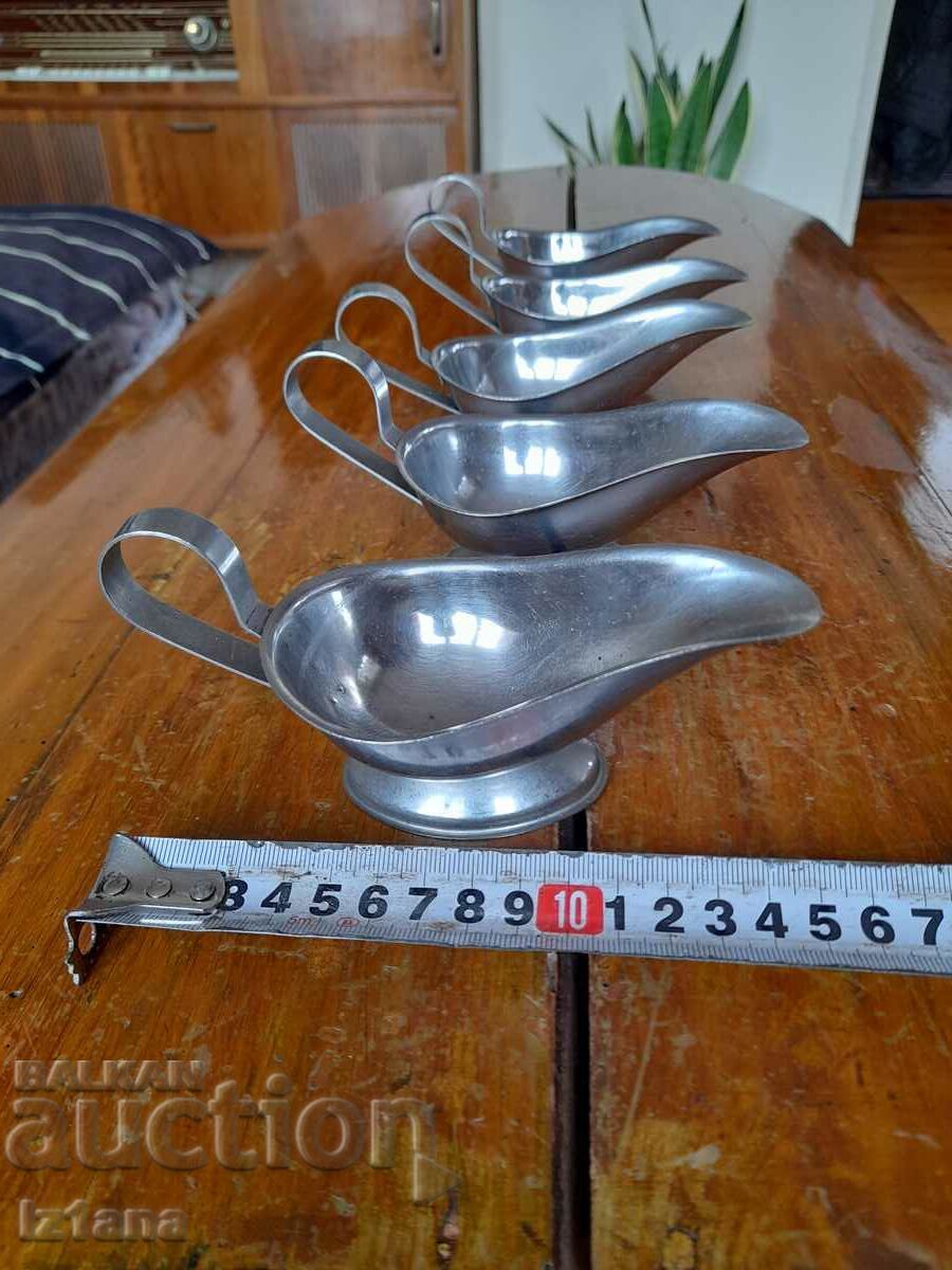 Auction Old stainless saucer, saucers Auction Old stainless saucer, saucers