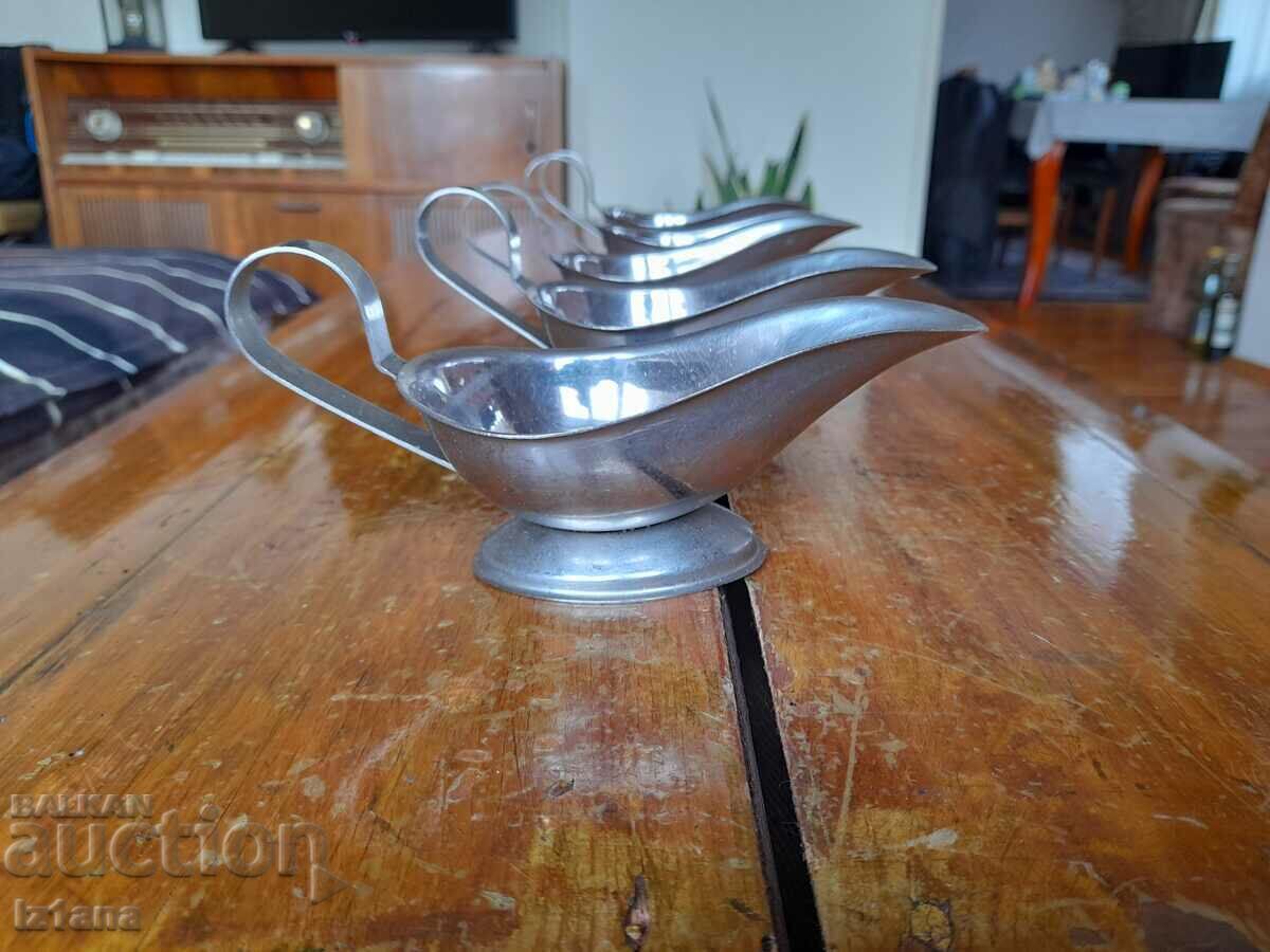 Old stainless saucer, saucers Old stainless saucer, saucers