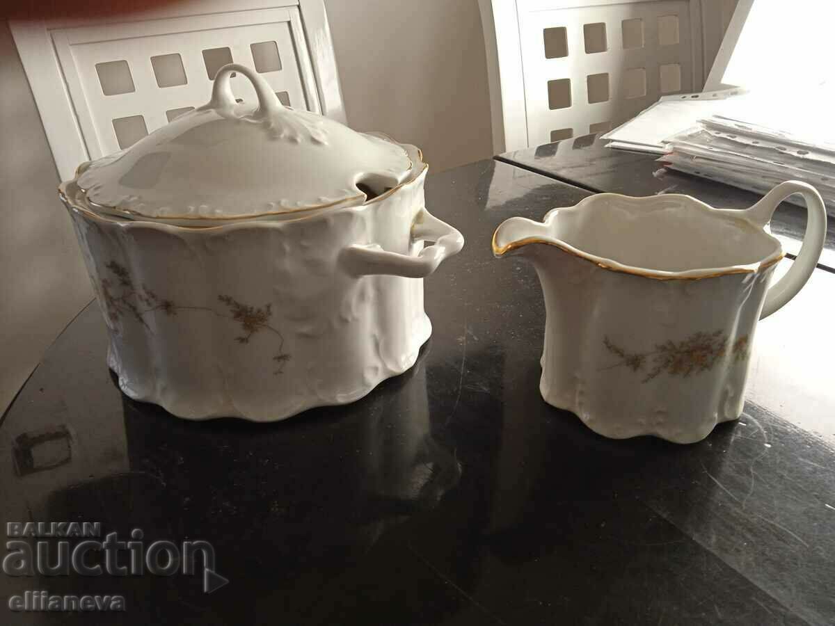 Cup with jug Razgrad unused with price 70.00 BGN | € 35.79 Cup with jug Razgrad unused with price 70.00 BGN | € 35.79