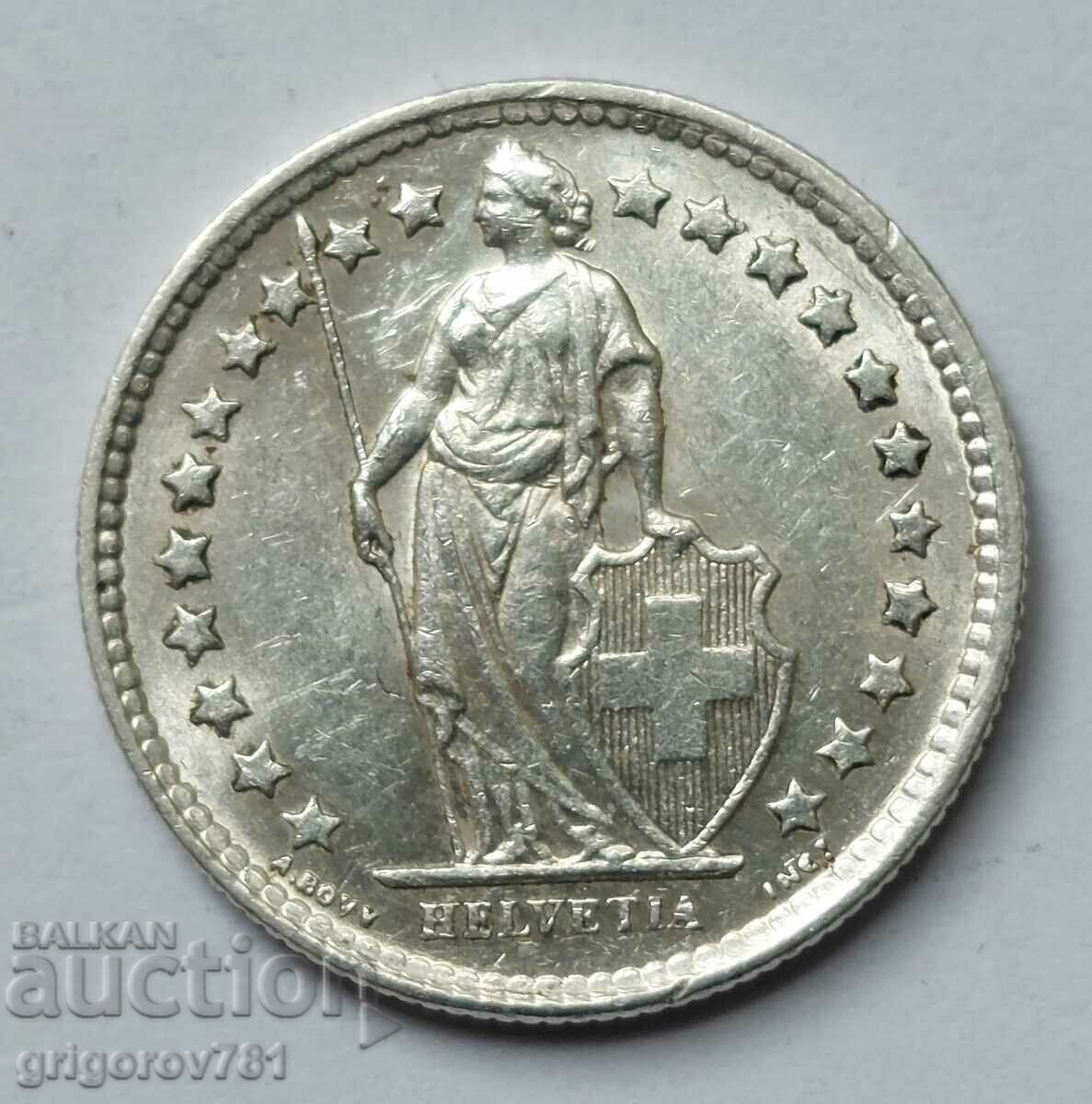 1/2 франк сребро Швейцария 1960 B - сребърна монета #44 с цена 7.50 лв. | € 3.83 1/2 франк сребро Швейцария 1960 B - сребърна монета #44 с цена 7.50 лв. | € 3.83