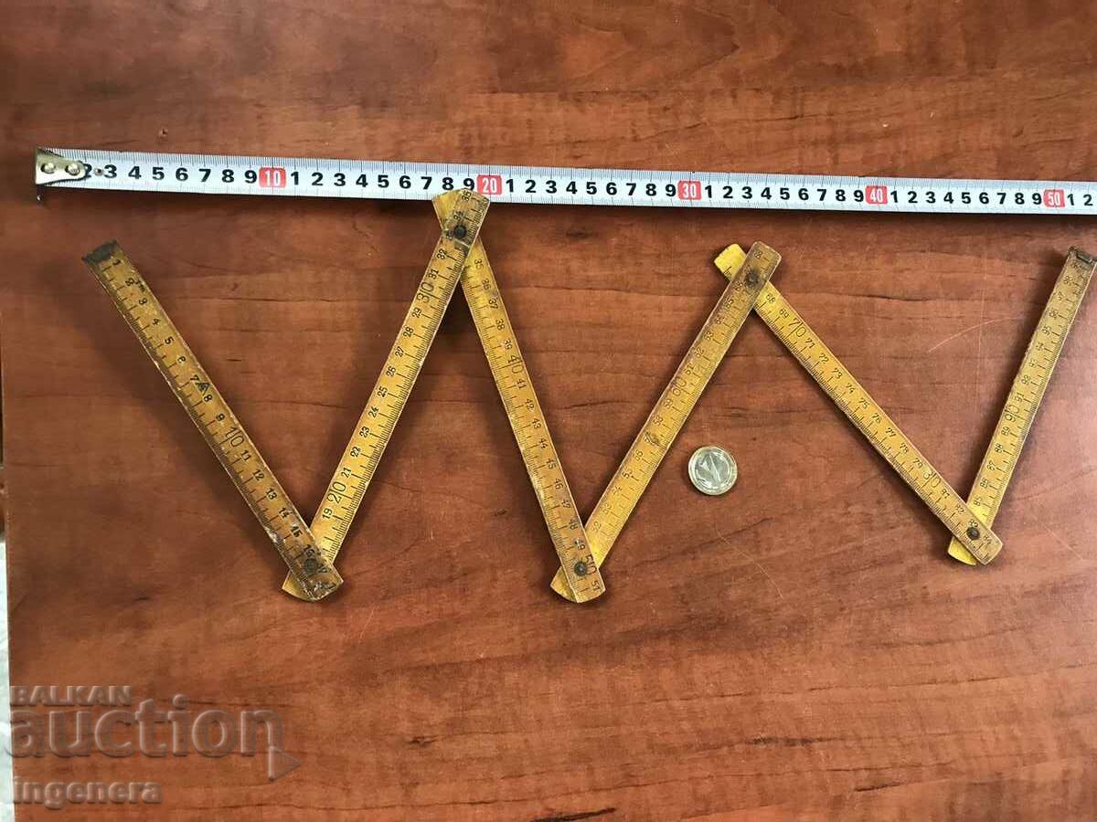 METER CARPENTER WOOD ANTIQUE with price 7.00 BGN | € 3.58 METER CARPENTER WOOD ANTIQUE with price 7.00 BGN | € 3.58